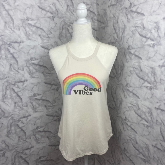 Gold Rush Good Vibes Tank Top - Picture 1 of 10